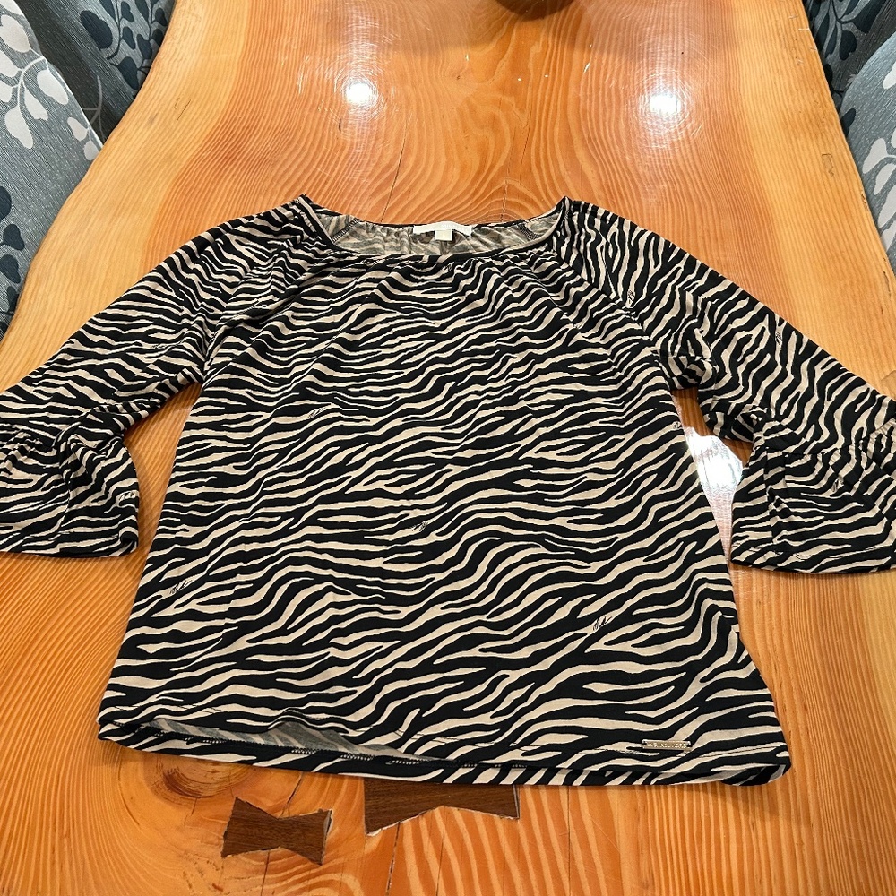 Animal Print  Michael Kors Top Size L
